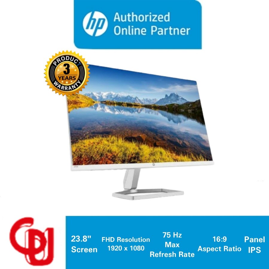 Jual HP MONITOR HP M24fwa 23.8" IPS FHD 75Hz Internal Speaker 3 Tahun Freesync Shopee Indonesia