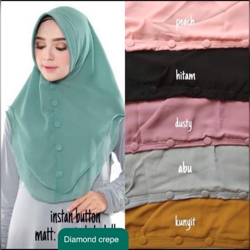 khimar 2 layer kancing 5