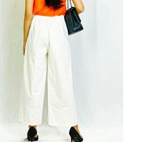 ➭ Kulot Katun Rami Linen size normal & jumbo / Celana Panjang Wanita FIDELIS ✫