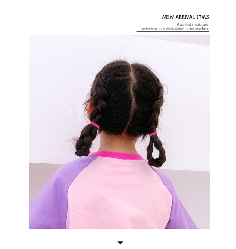 [ Ready Stock ] 50pcs/bag Little Daisy Elastic Rubber Bands /  Basic Elastic Hair Bands Tie /Daisy Children's Mini Hair Band /Hair Ponytail Rubber Bands Holder Beauty Tools