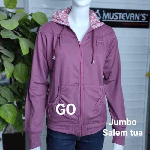 BB MUSTEVANS JAKET WANITA Sweater Polos Katun Jaket Cewek Casual