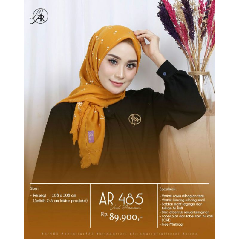 Ar 485 segiempat hijab Arrafi