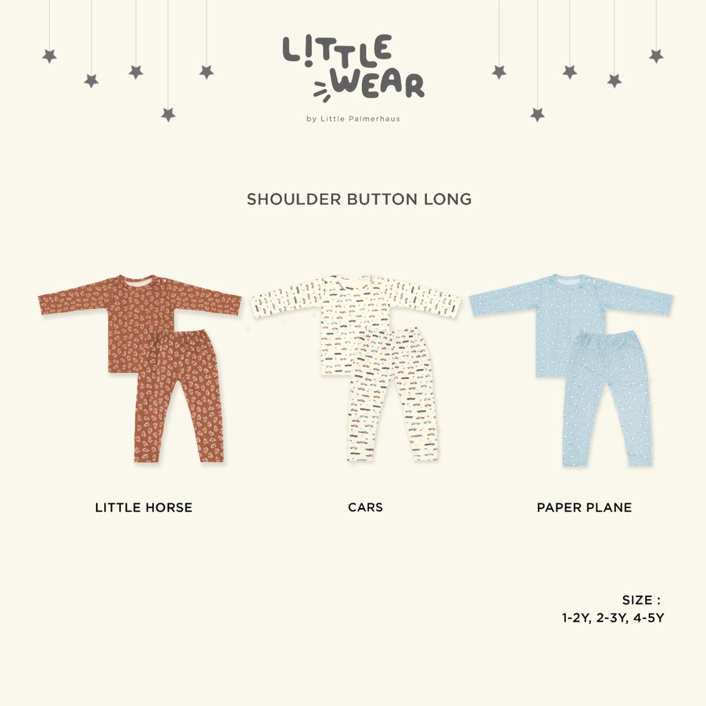 [Size 1-5y] Little Wear By Little Palmerhaus Shoulder Button Long Sleeve