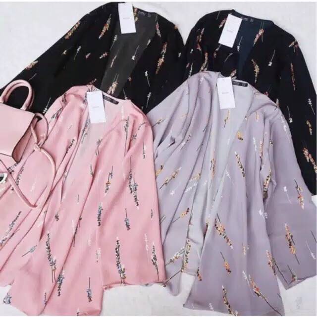 MAIKA KIMONO CARDI / CARDIGAN MOTIF / OUTER MURAH / CARDIGAN MOTIF BUNGA