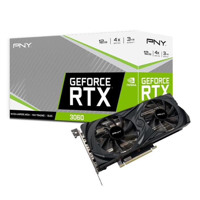 PNY GeForce RTX 3060 12GB GDDR6 UPRISING Dual Fan / RTX3060