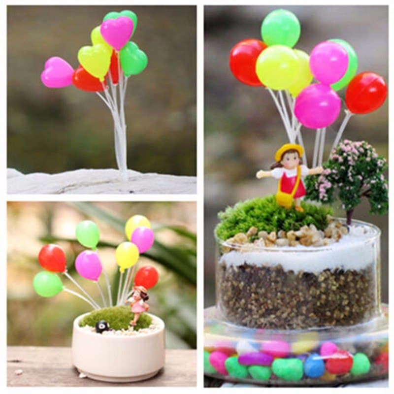 Miniatures - Colorful Balloons (1bunch)