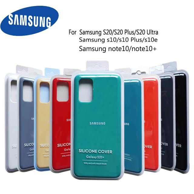 Official Silicone Case Logo Samsung Note 10 Lite / S10 Lite Soft Case