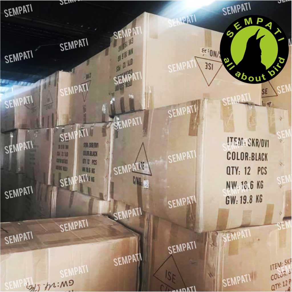 SANGKAR BURUNG KANDANG BURUNG BESI UMBARAN IMPORT KANDANG SANGKAR LOVEBIRD KUCING KELINCI HAMSTER LIPAT UMB-6