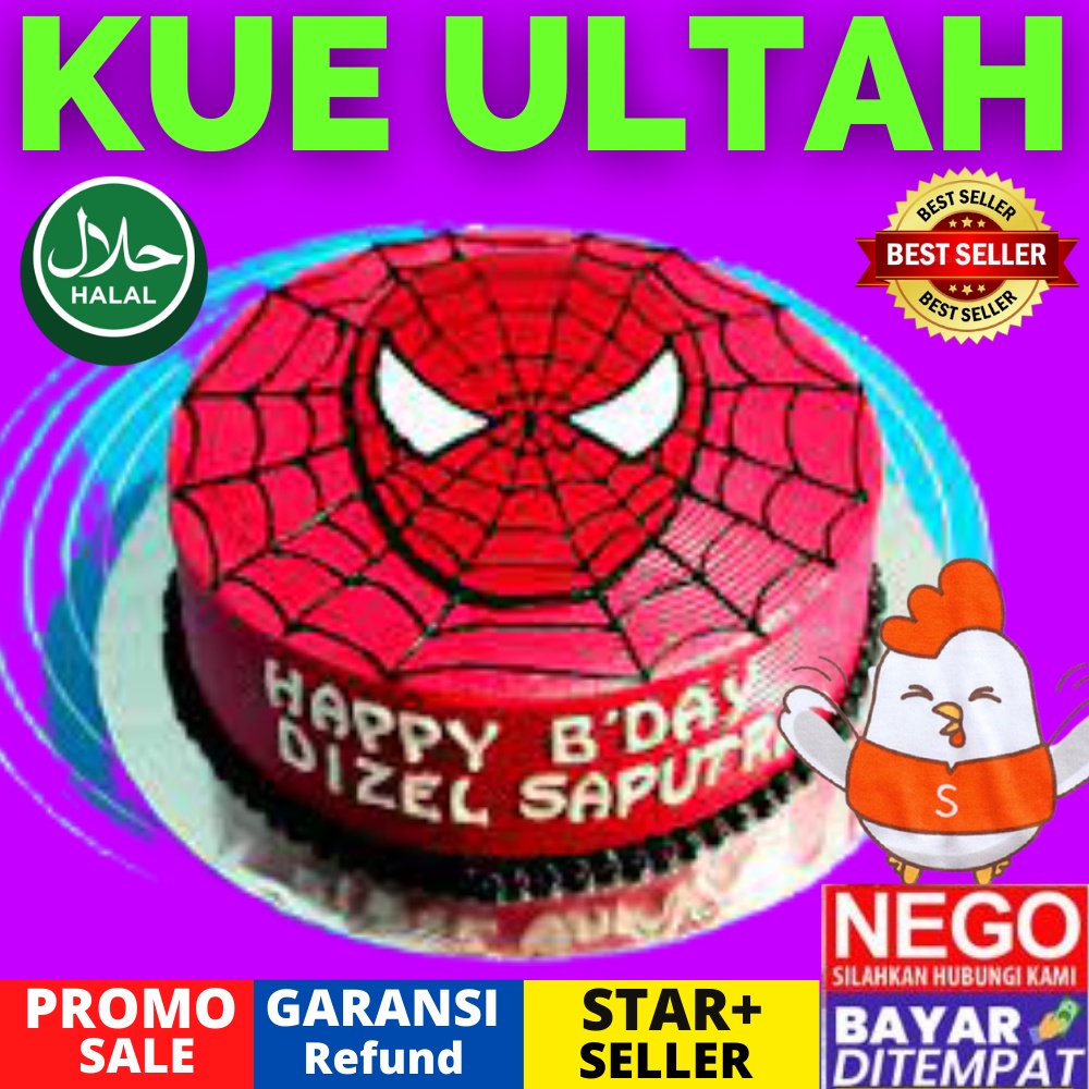 

KUE ULTAH KARAKTER SPIDERMAN ULANG TAHUN BESAR TERMURAH ORIGINAL MAKANAN KUE ROTI BOLU GULUNG KADO BAYI PEREMPUAN LAKI LAKI HAMPER HAMPERS BAYI BABY GIFT COWOK CEWEK PRIA WANITA ROTI LEBARAN CASTEM CUSTOM CAKE KADO UNTUK SAHABAT FROZEN FOOD SEHAT MURAH KE