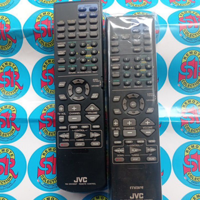 Remote compo dvd mbr jvc