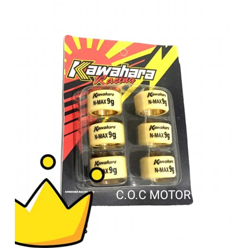 ROLLER RACING KAWAHARA 7 8 9 10 11 12 13 14 GRAM ORIGINAL YAMAHA NMAX ALL NEW N-MAX AEROX CONNECTED 