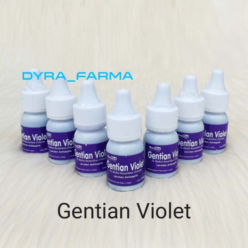 Jual Gentian Violet Ml Cairan Antiseptik Desinfektan Obat Sariawan Gentian Violet Ml