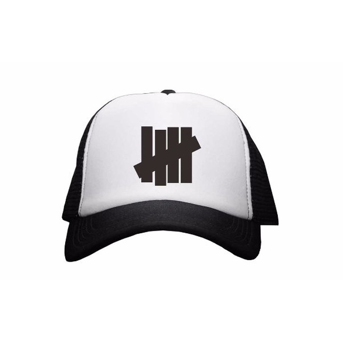Terbaru Topi Trucker Jaring Hat Cap Undefeated Polos Custom Obral Murah Unisex |
