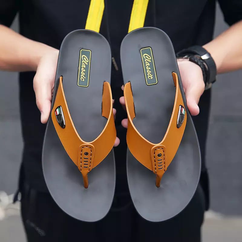 Sandal Kulit sandal Trendy model terbaru JNC 16