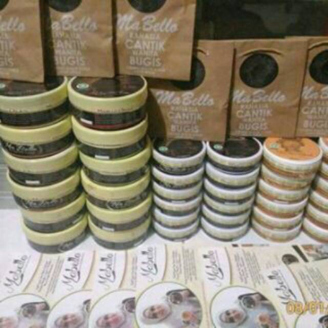 Lulur mabello,masker hitam dan masker temulawak