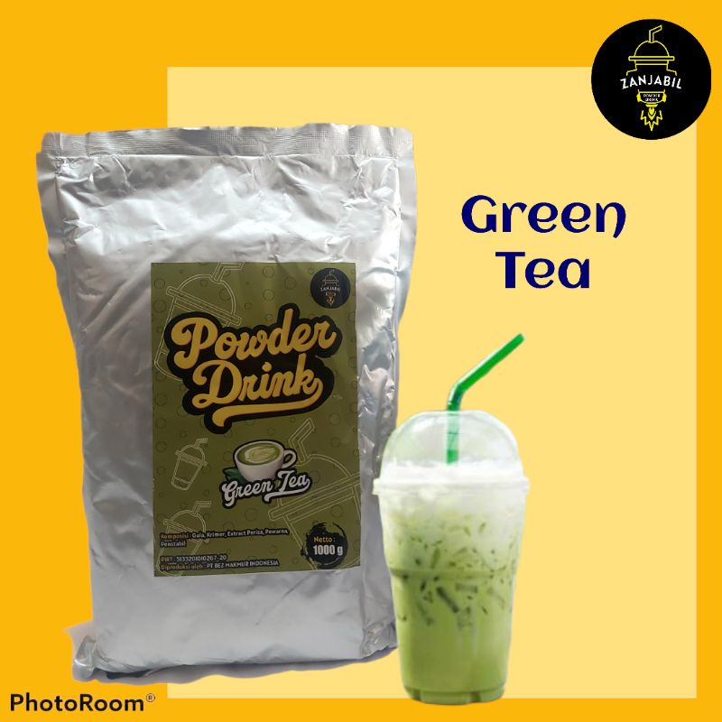 ZANJABIL POWDER DRINK-BUBUK MINUMAN KEKINIAN - MENU HITS GREEN TEA  - CAPCIN - BOBA - PERASA MAKANAN