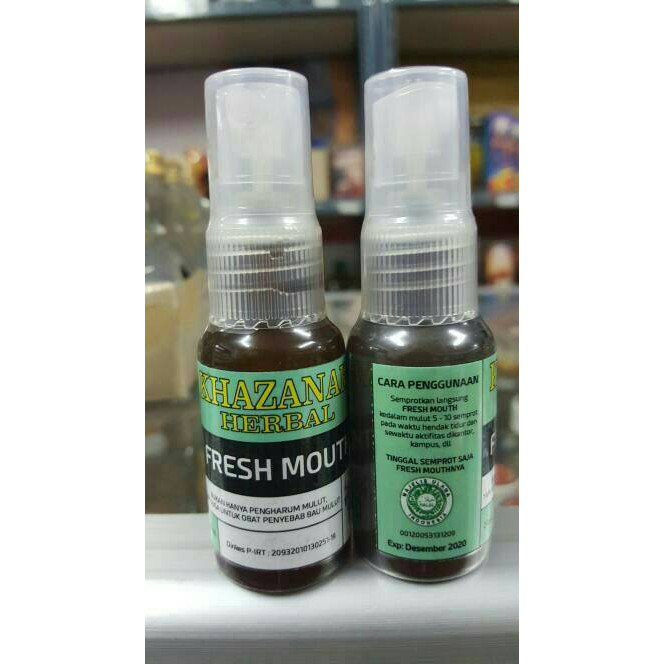 FRESH MOUTH KHAZANAH HERBAL Atasi Bau Mulut Sariawan Sakit Gigi