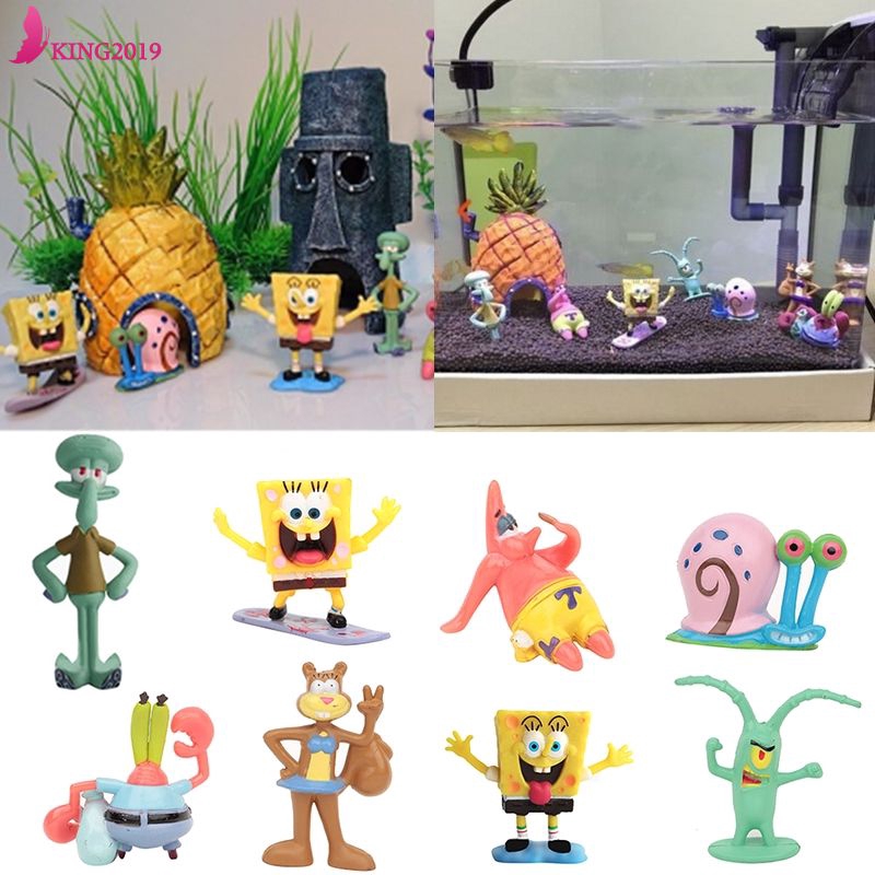 Boneka Spongebob Mini Untuk Dekorasi Akuarium Ikan Shopee Indonesia