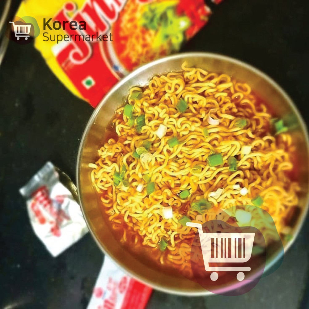 Ottogi Jin Ramen Ramyun Hot 120g/Mi Ramen Ramyun Pedas Asli Korea