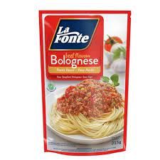 

LA FONTE SAUS SPAGETTHI BOLOGNESE PASTA SAUCE BUMBU INSTAN LAFONTE SAUS PASTA SPAGETI MAKARONI RASA SAPI TOPPING PIZZA MURAH