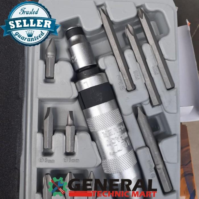 Obeng Ketok Set 11 Pcs Iwt Impact Drive Set 11 Pcs Iwt Bukan Tekiro