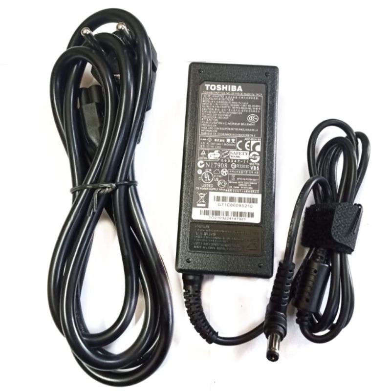 Charger adaptor toshiba 19v 3.42a original satellite L730 L735 L740 L745 L770 L755 C840 C640 C55T M500