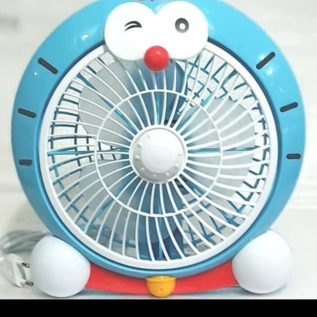 Kipas Angin Meja Doraemon 9" Niko Deskfan Kipas Mini Kecil