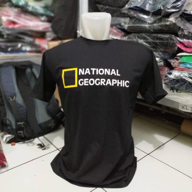 Kaos t-shirt baju NATGEO national Geographic / kaos NatGeo plus topi / promo murah