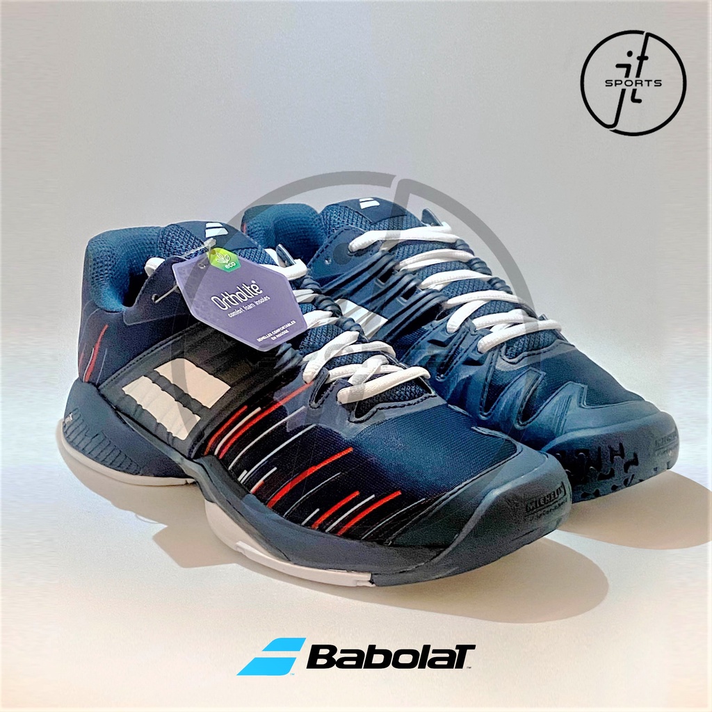 Sepatu Tenis Babolat Propulse Fury Estate Blue Tennis Shoes Original