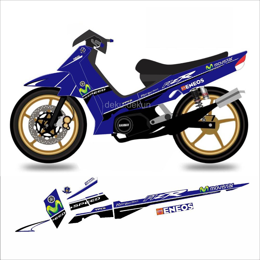 Stiker Striping F1zr Movistar Cod Shopee Indonesia