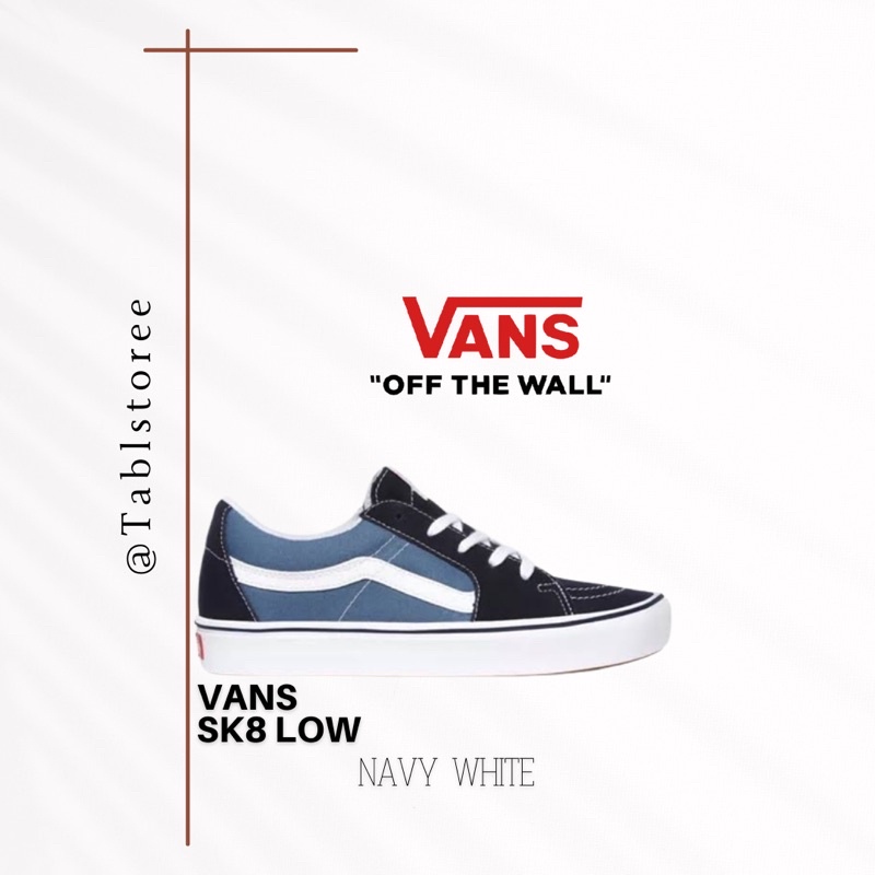 Vans Sk8 Low Navy White