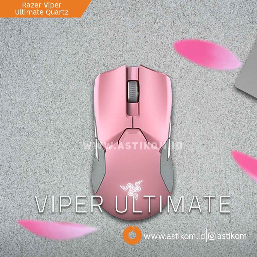 Mouse Gaming Razer Viper Ultimate Quartz Pink Hyperspeed Wireless