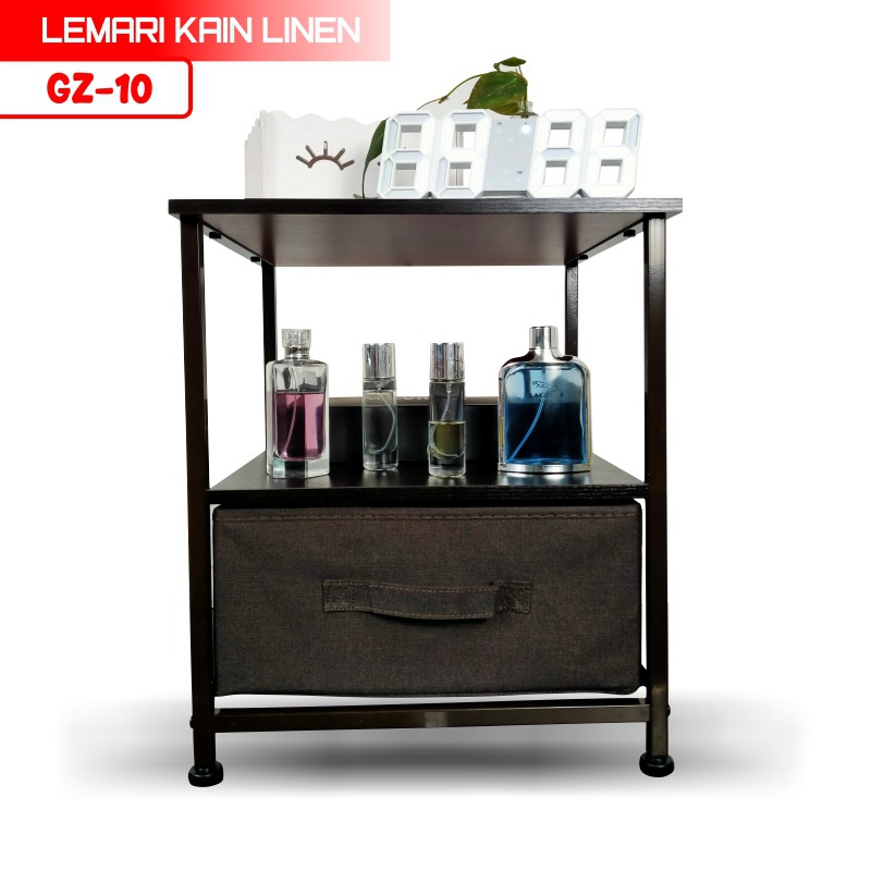 COD Murah Lemari 2 Tingkat Lemari Linen Serbaguna Lemari Linen Minimalis GZ-10 WHFURNITURE