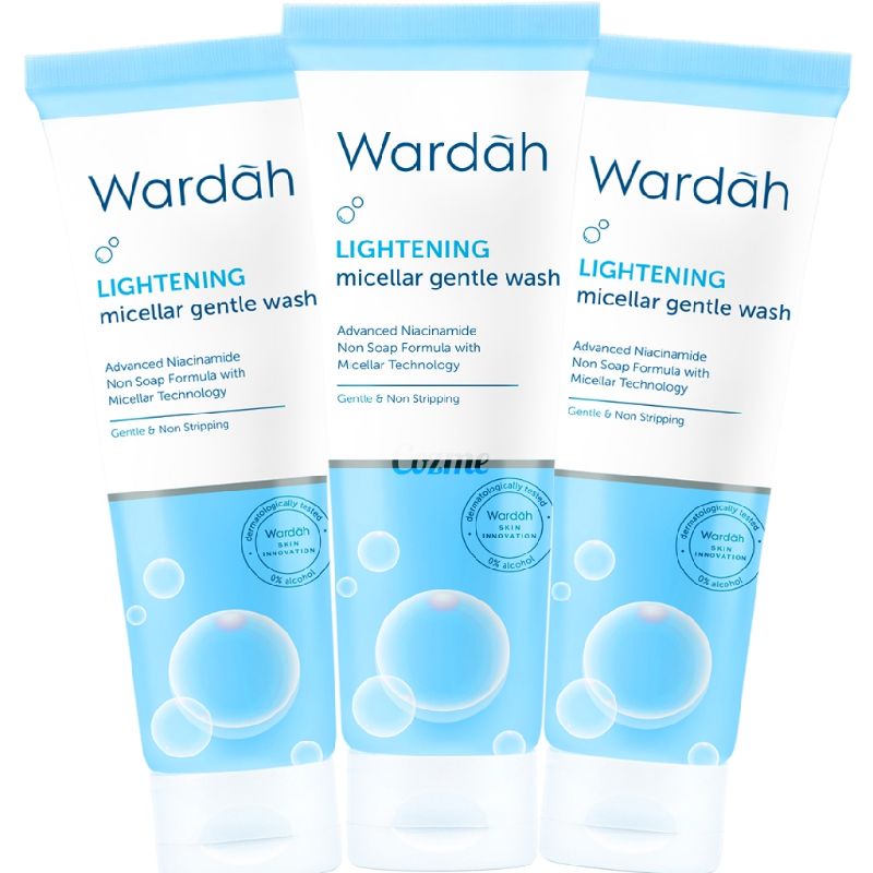 (50ml) WARDAH LIGHTENING MICELLAR GENTLE WASH / WARDAH WHIP FACIAL FOAM