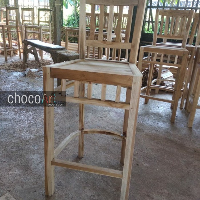 kursi cafe Custom Chocoart Jepara kursi mentah