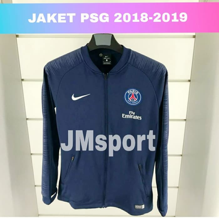 CUCI GUDANG JAKET BOLA PSG NAVY PARIS SAINT GERMAN 2018-2019 GRADE ORI
