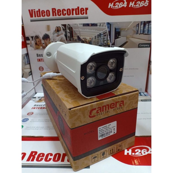 PAKET CCTV 4 CHANNEL 2 CAMERA HD TURBO 5MP 2560P