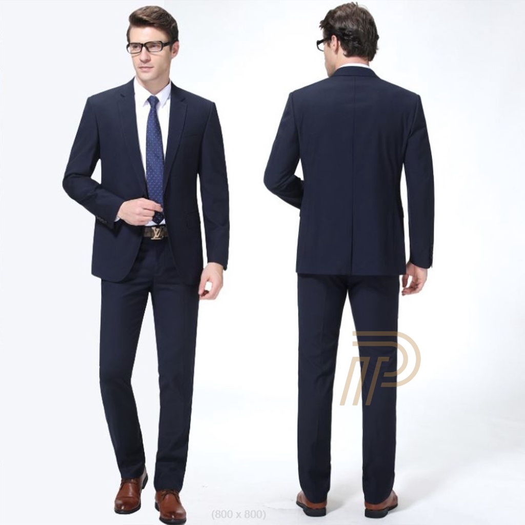 Parayu - Jas Blazer Vali Jas Pria Formal Kancing Satu Slim Fit