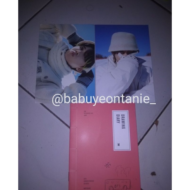 4×6 WP TAEHYUNG BUNDLE DRAWING DIARY JIN SUMPACK