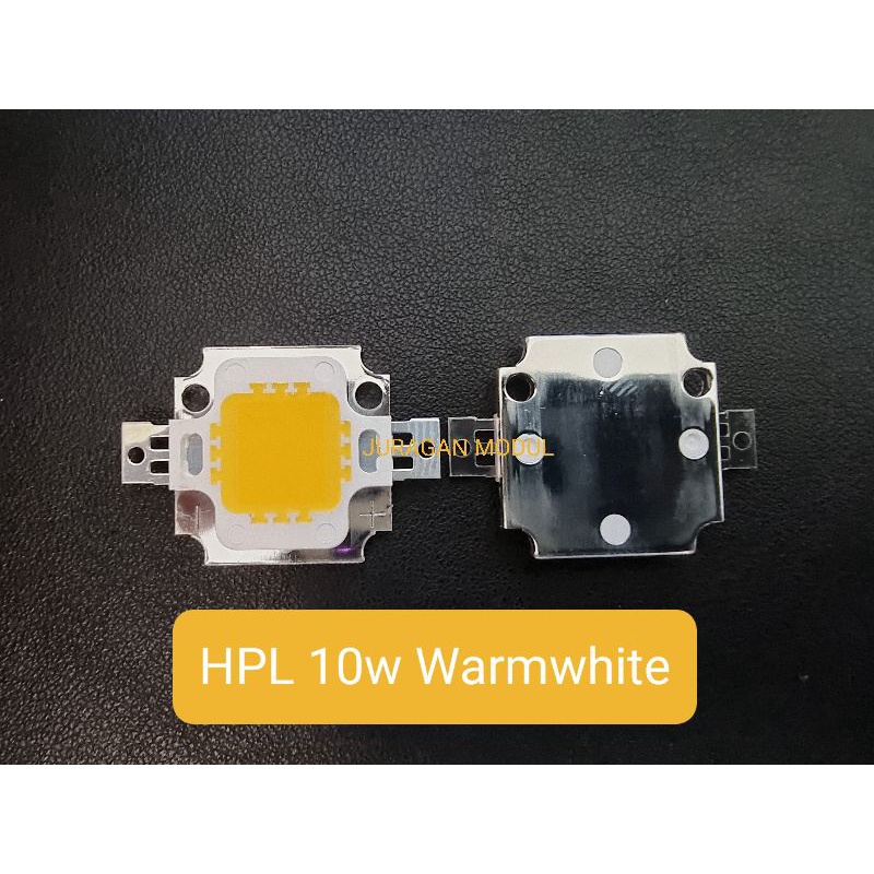 HPL 10w WarmWhite - 10pcs | High Power LED Warm white / Putih Hangat