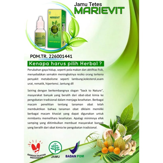 

Jamu tetes marievit