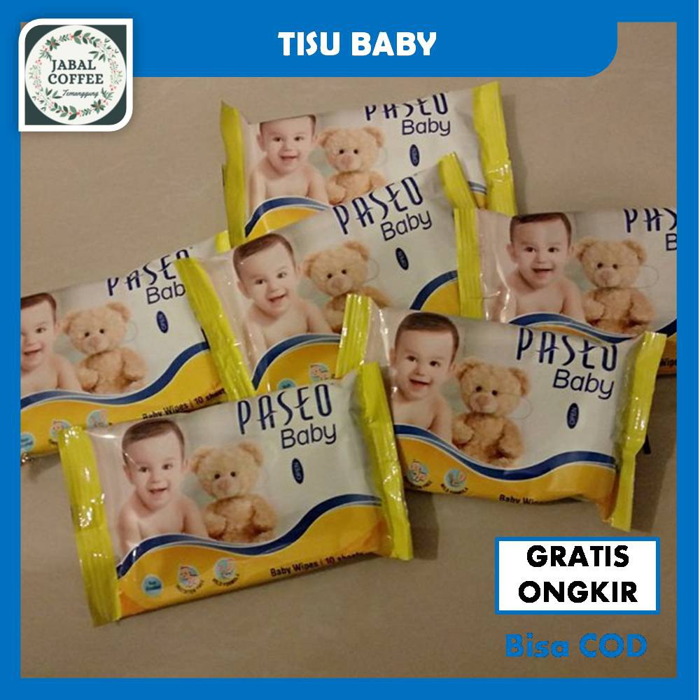 Tisu Basah Paseo Baby Wipes Tissue Murah 50 Sheets / Paseo Baby Wipes / Tisu Basah Bayi J63