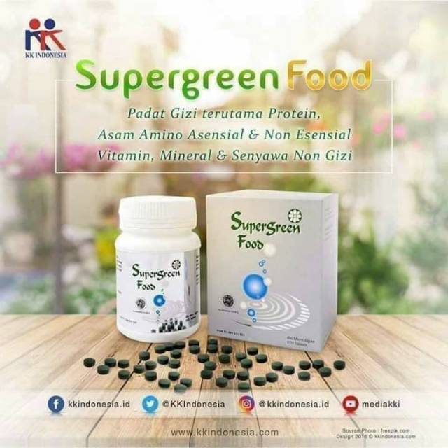 KK super green food 600 tab