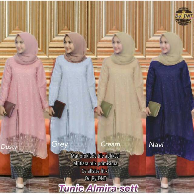 Setelan Tunic Tunik Almira Set by DNT