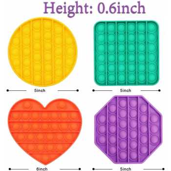 Mainan anak BOOMING Fidget spinner POP IT MURAH-RANDOM POLOS