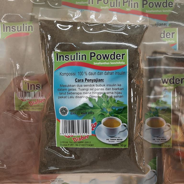

Bubuk Insulin 50gr / Insulin Powder / Smallanthus Sonchifolia