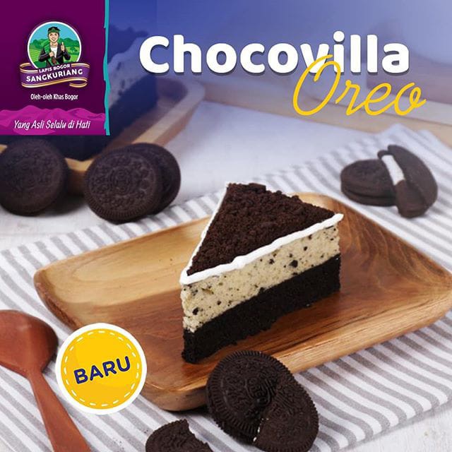 

Lapis Talas Bogor Sangkuriang Chocovilla Oreo