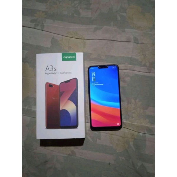hp oppo a3s ram4 second