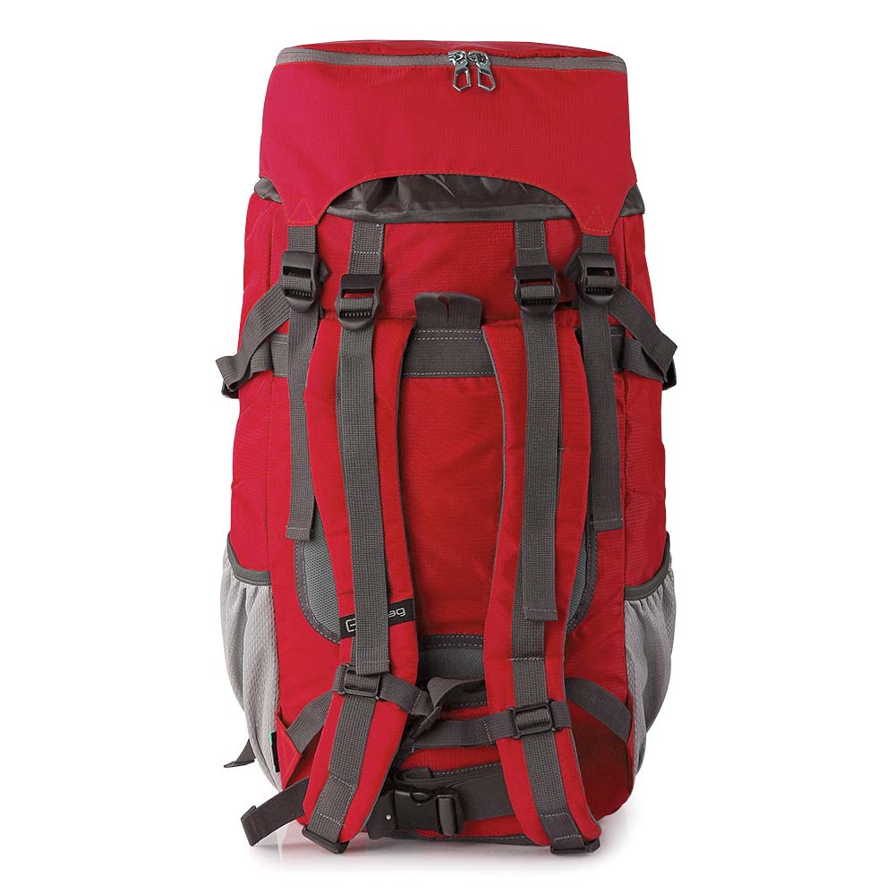 Justrue Tas Gunung 50L Ransel Carrier 50 Liter Backpack Hiking Merah 155