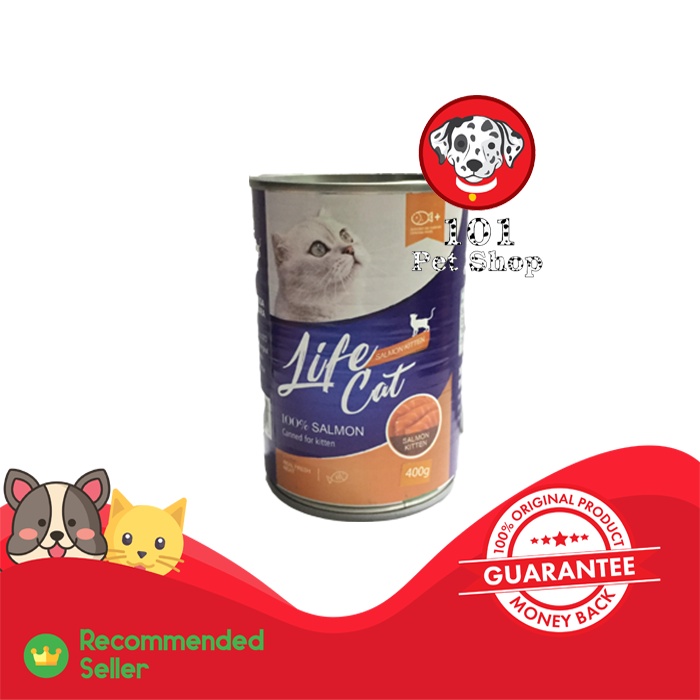 Makanan kucing kaleng basah Life cat 400gr @24pc 1dus